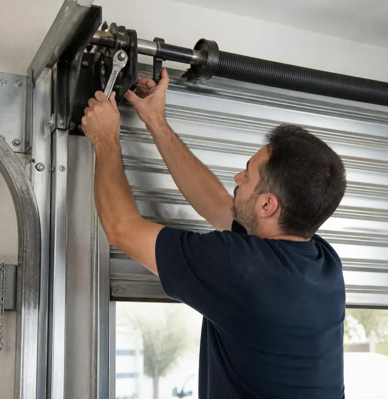 Off Track Door Repair in Mcintosh